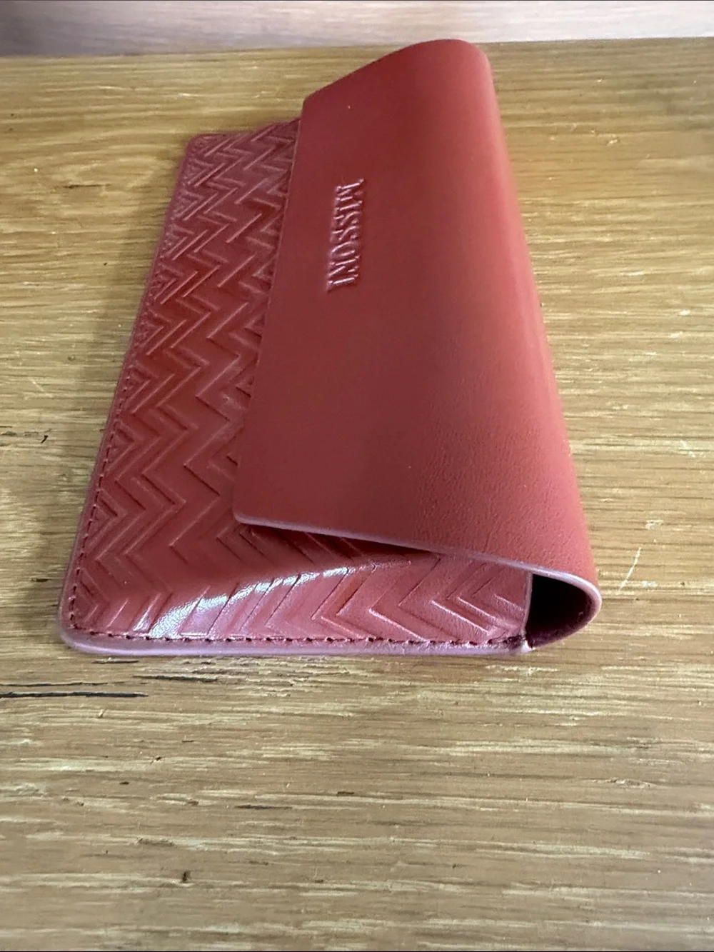 Missoni Eyeglass Case Brown Sunglasses Pouch Designer Optical Holder Italian